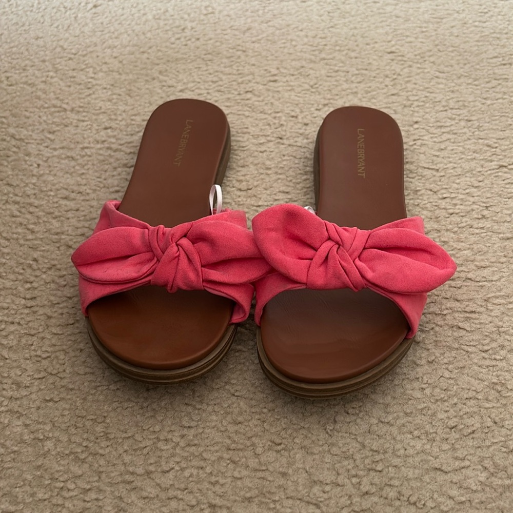 Lane Bryant slip on sandal
